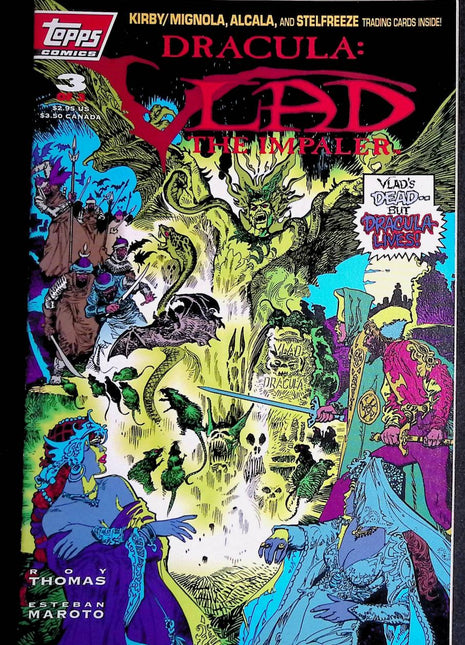 Dracula Vlad the Impaler (1993 Topps) #3 - Mycomicshop.be