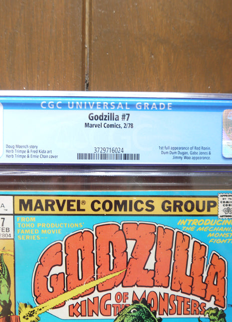 Godzilla (1977) #7 CGC 7.0 - Mycomicshop.be