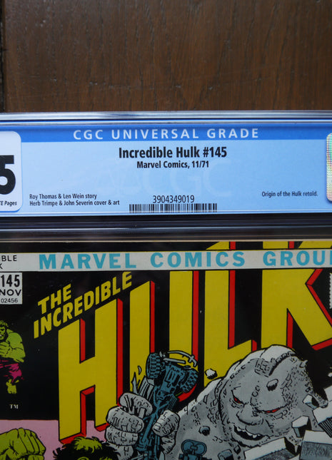 Incredible Hulk (1962 1st Series) #145 CGC 6.5 - Mycomicshop.be