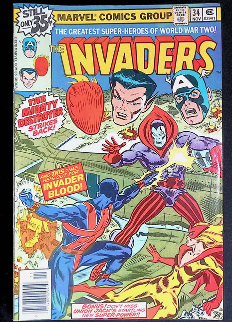Invaders (1975 1st Series) #34 - Mycomicshop.be