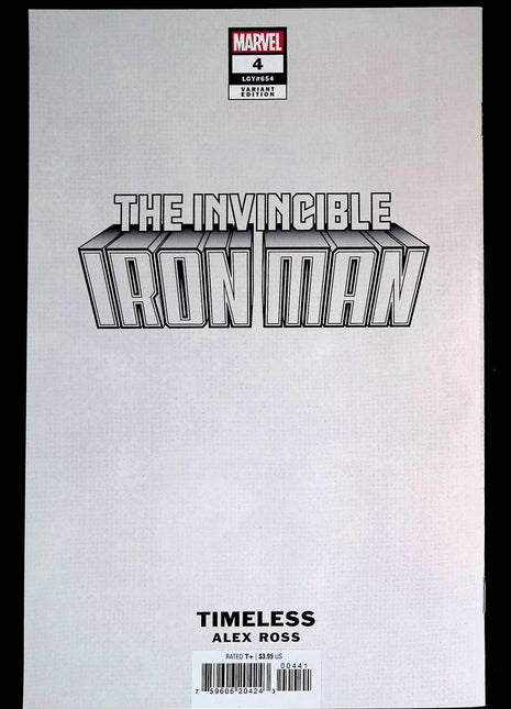 Invincible Iron Man (2023) #4D Alex Ross Timeless Variant - Mycomicshop.be
