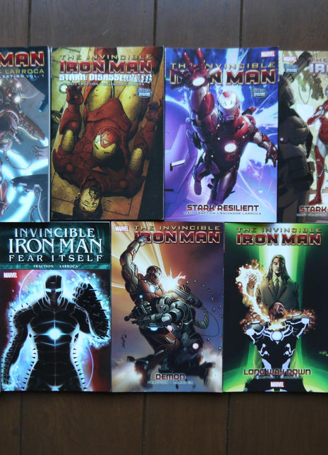 Invincible Iron Man TPB (2009) By Matt Fraction Complete Set - Mycomicshop.be
