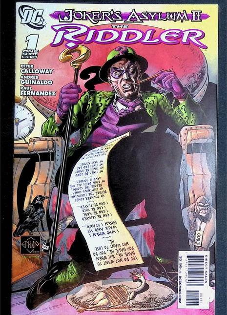 Joker's Asylum The Riddler (2010) - Mycomicshop.be