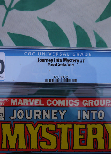Journey into Mystery (1972 2nd series) #7 CGC 8.0 - Mycomicshop.be
