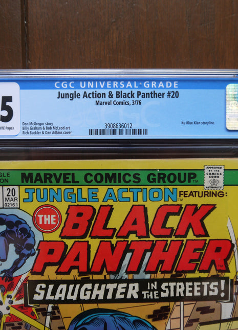 Jungle Action (1972) #20 CGC 6.5 - Mycomicshop.be