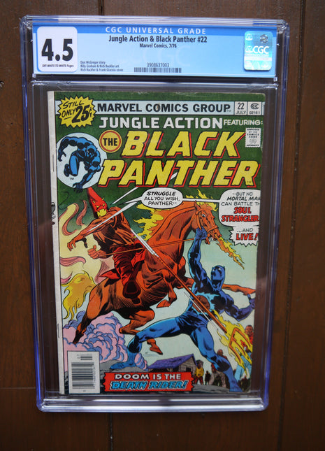 Jungle Action (1972) #22 CGC 4.5 - Mycomicshop.be