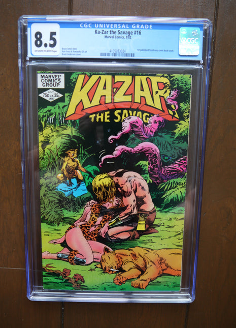 Ka-Zar the Savage (1981) #16 CGC 8.5 - Mycomicshop.be
