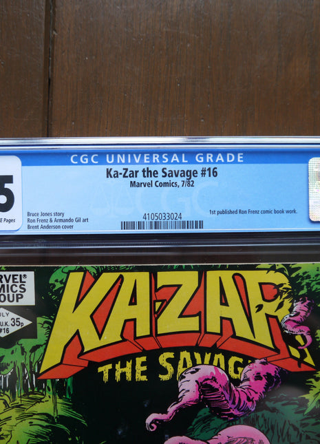 Ka-Zar the Savage (1981) #16 CGC 8.5 - Mycomicshop.be