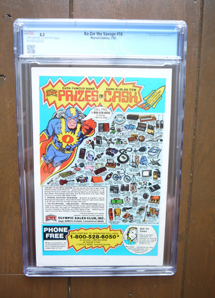 Ka-Zar the Savage (1981) #16 CGC 8.5 - Mycomicshop.be