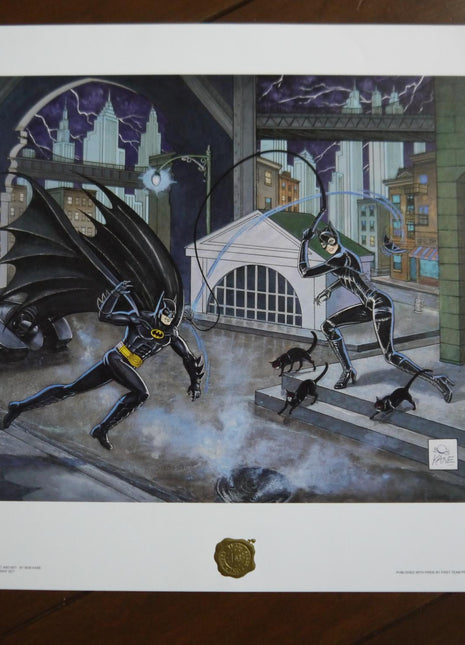 Limited Poster A dangerous game of cat and bat Batman Returns 1992 Bob Kane - Mycomicshop.be