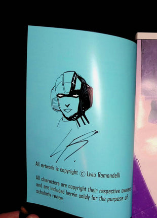 Livio Ramondelli - Pencil to color sketchbook with sketch/signature - Mycomicshop.be