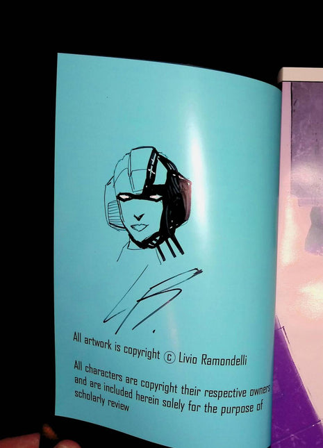 Livio Ramondelli - Pencil to color sketchbook with sketch/signature - Mycomicshop.be