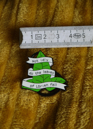 'Lord of the rings Leaves' enamel pin - Mycomicshop.be