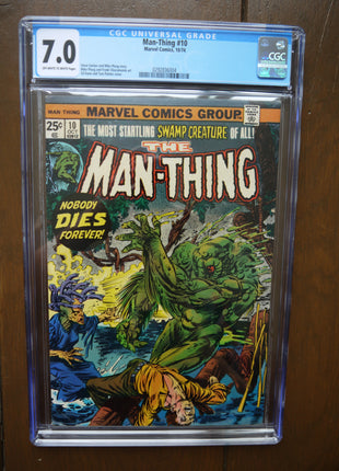 Man-Thing (1974 1st Series) #10 CGC 7.0 - Mycomicshop.be