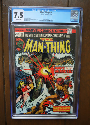 Man-Thing (1974 1st Series) #11 CGC 7.5 - Mycomicshop.be