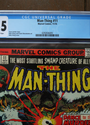 Man-Thing (1974 1st Series) #11 CGC 7.5 - Mycomicshop.be