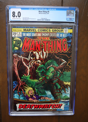 Man-Thing (1974 1st Series) #9 CGC 8.0 - Mycomicshop.be