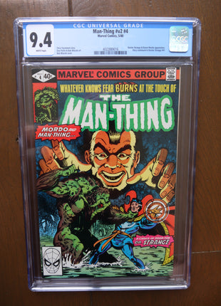 Man-Thing (1979 2nd Series) #4 CGC 9.4 - Mycomicshop.be
