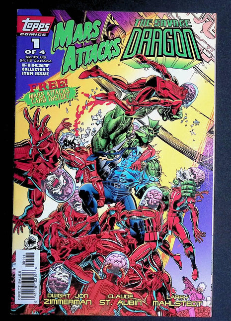 Mars Attacks the Savage Dragon (1996) Complete Set - Mycomicshop.be