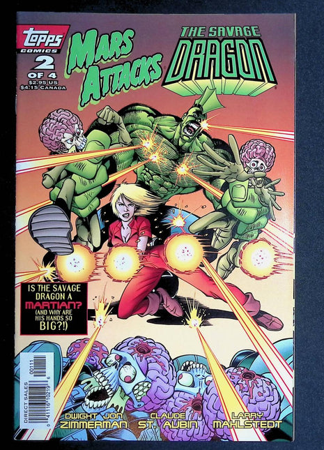 Mars Attacks the Savage Dragon (1996) Complete Set - Mycomicshop.be