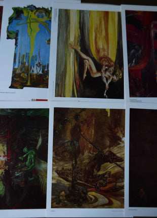 Michael Kaluta Dante's Inferno Signed Portfolio 1975 - Mycomicshop.be
