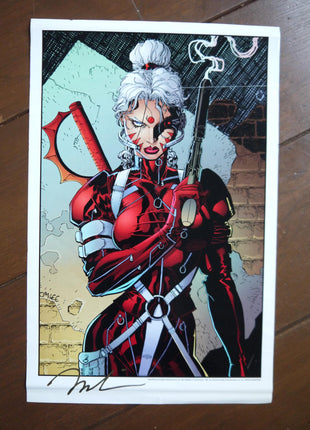 Mini - Litho Zealot Signed Jim Lee - Mycomicshop.be
