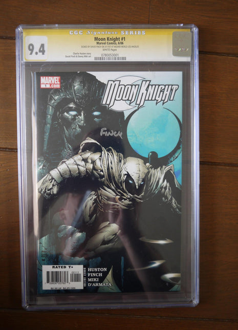 Moon Knight (2006 3rd Series) 1A CGC 9.4 Signed by David Finch - Mycomicshop.be