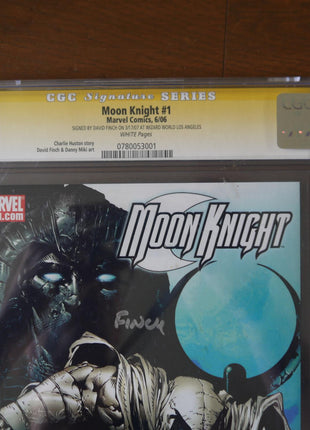 Moon Knight (2006 3rd Series) 1A CGC 9.4 Signed by David Finch - Mycomicshop.be