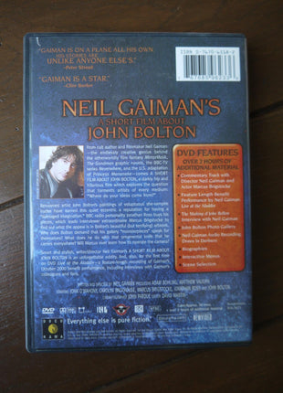 Neil Gaiman's A Short Film About John Bolton (DVD 2003) - Mycomicshop.be