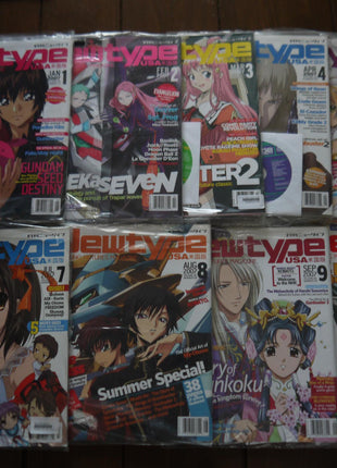 Newtype The Moving Pictures Magazine 2007 - Lot of 10 - Mycomicshop.be