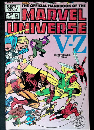 Official Handbook of the Marvel Universe (1983) #12 - Mycomicshop.be