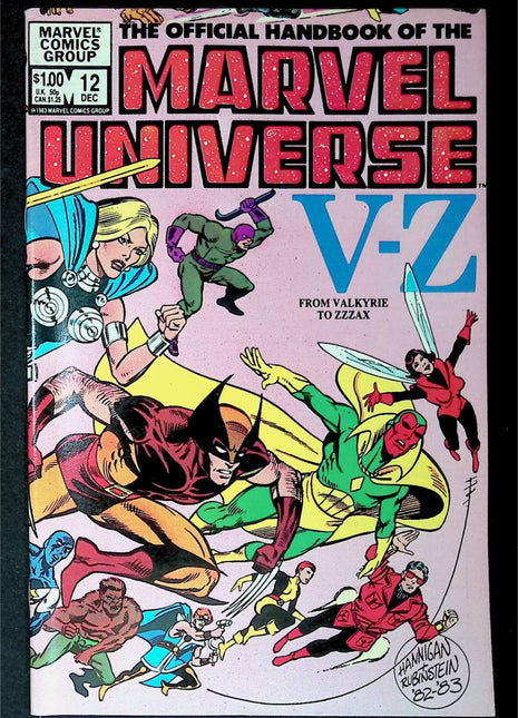 Official Handbook of the Marvel Universe (1983) #12 - Mycomicshop.be