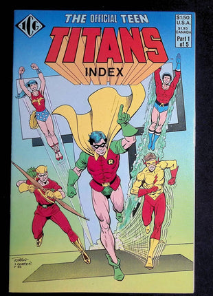 Official Teen Titans Index (1985) Complete Set - Mycomicshop.be