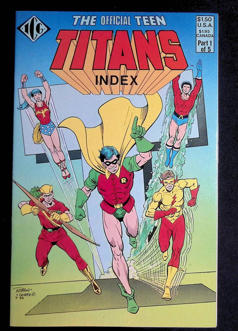 Official Teen Titans Index (1985) Complete Set - Mycomicshop.be
