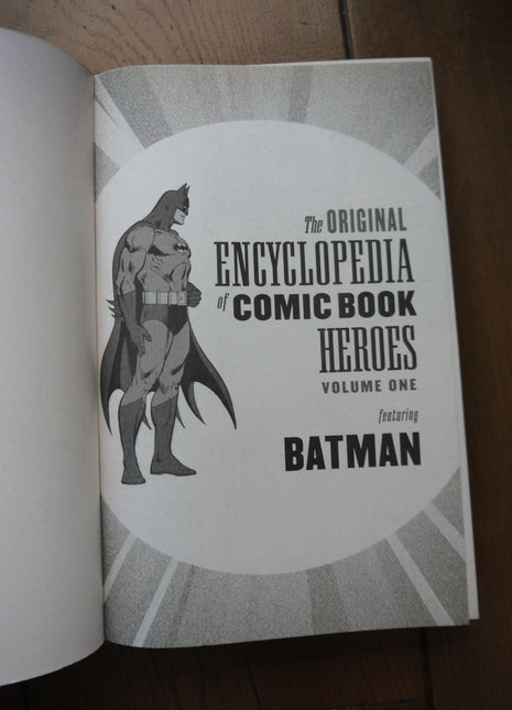 Original Encyclopedia of Comic Book Heroes TPB (2007) 1 Signed - Mycomicshop.be