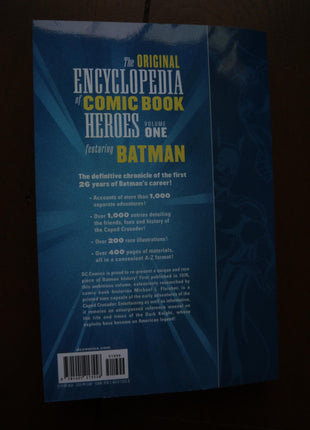 Original Encyclopedia of Comic Book Heroes TPB (2007) 1 Signed - Mycomicshop.be