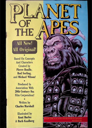 Planet of the Apes (1990 Adventure) #1A - Mycomicshop.be