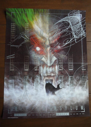 Poster Arkham Asylum: A Serious House on Serious Earth 1989 Dave McKean - Mycomicshop.be