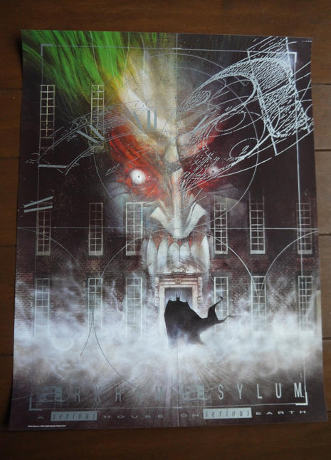 Poster Arkham Asylum: A Serious House on Serious Earth 1989 Dave McKean - Mycomicshop.be