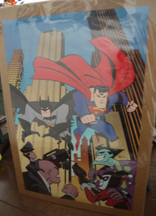 Poster Batman and Superman Adventures World's Finest - Bruce Timm - Mycomicshop.be