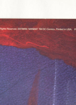 Poster Batman Manbat 1995 Bolton - Mycomicshop.be