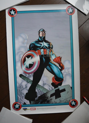 Poster Captain America 2004 Travis Charest - Mycomicshop.be