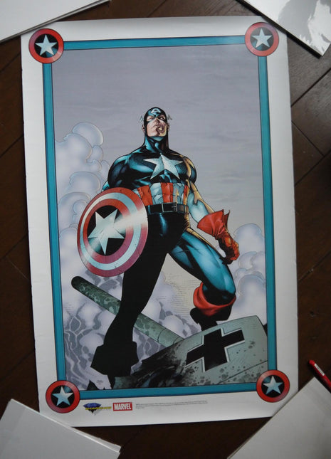 Poster Captain America 2004 Travis Charest - Mycomicshop.be