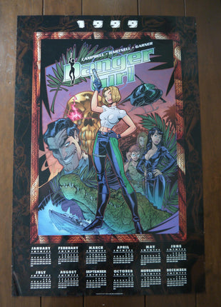 Poster Danger Girl Calendar 1999 Campbell - Mycomicshop.be