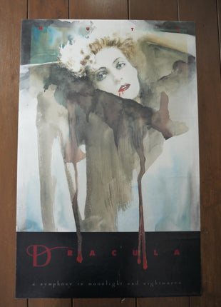 Poster Dracula A symphony in moonlight and nightmares - Jon Muth 1990 - Mycomicshop.be