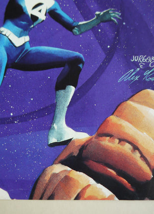 Poster Fantastic Four Superman vs Galactus 1999 Alex Ross - Mycomicshop.be