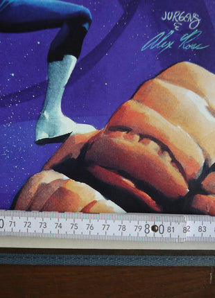 Poster Fantastic Four Superman vs Galactus 1999 Alex Ross - Mycomicshop.be