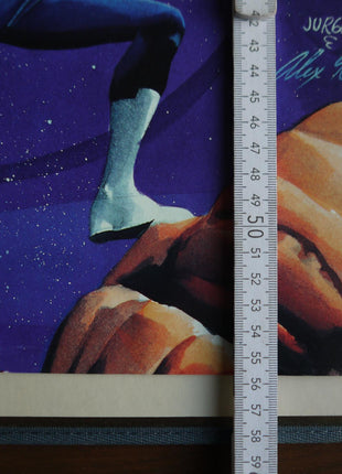 Poster Fantastic Four Superman vs Galactus 1999 Alex Ross - Mycomicshop.be