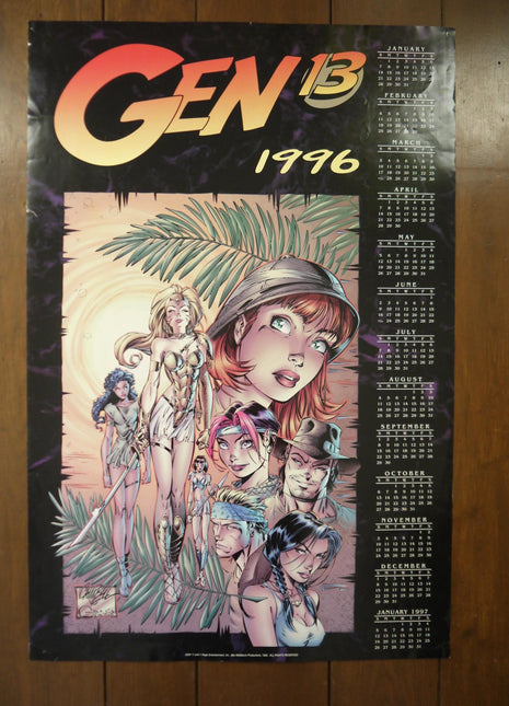 Poster Gen 13 Calendar 1996 Campbell - Mycomicshop.be