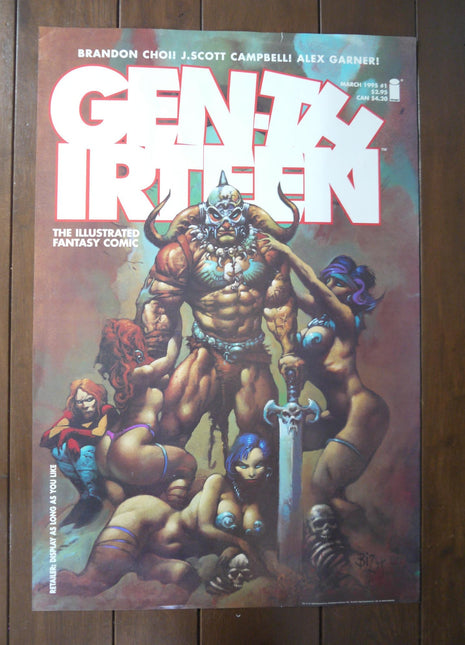 Poster Gen Thirteen Simon Bisley 1996 - Mycomicshop.be